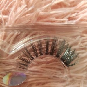 Silver Glitter Lashes